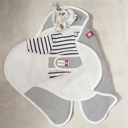Couverture Red Castle Babynomade Simple Polaire 0 6 Mois Grise Produits Bebes Fnac