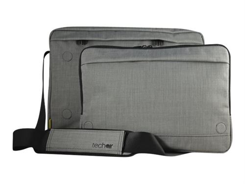 Housse de transport Tech Air Taevmm008 15.6 Sac Messenger Gris Sacoche D'ordinateurs Portables