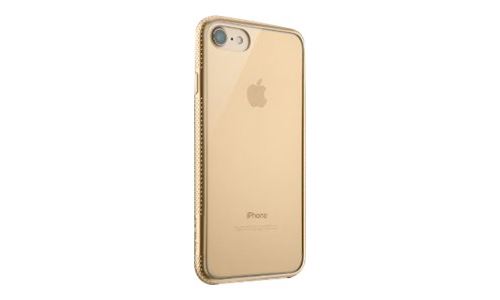 Belkin AIR PROTECT SheerForce - Achterzijde behuizing voor mobiele telefoon - thermoplastic polyurethaan (TPU) - goud - voor Apple iPhone 7