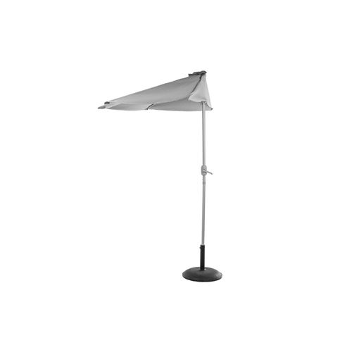 Demi parasol Serena - Diam. 2,65 m - Gris