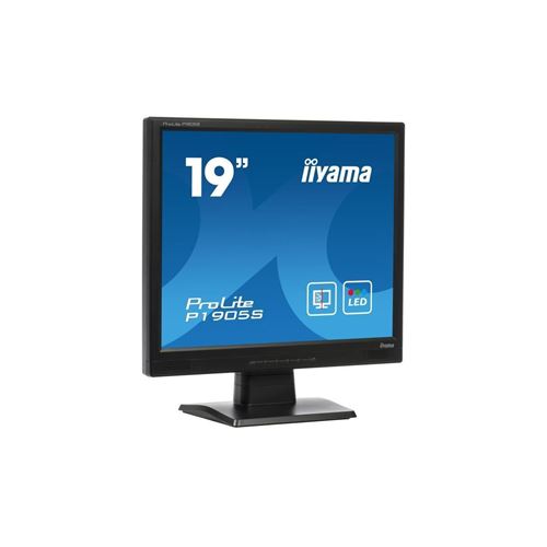 iiyama ProLite P1905S-2 - LED-monitor - 19 - 1280 x 1024 - TN - 300 cd/m² - 1000:1 - 5 ms - DVI-D, VGA - luidsprekers - zwart