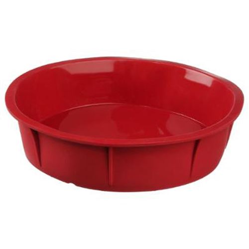 Moule à Manqué en Silicone Patissier 23cm Rouge