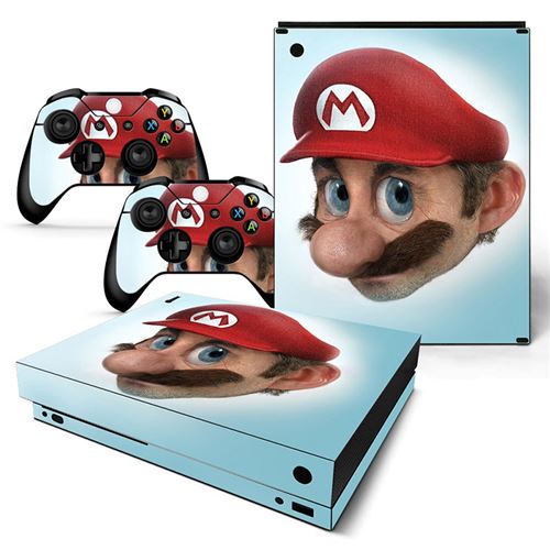 Autocollant Stickers de Protection pour Console et Manette Microsoft Xbox X - Super Mario (TN-XBONEX-0465)