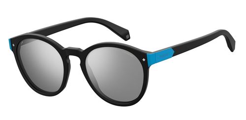 Polaroid lunettes de soleil 6034/S003/EX unisexes noir/argent
