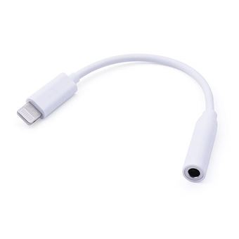 INECK® Adaptateur Lightning vers 3.5 mm Adaptateur Prise Jack pour iPhone 8 / 8Plus iPhone 7 / 7Plus iPhone X Connecteur Lightning vers Jack 3.5mm AUX Casque Câble Headphone pour iPhone 7 / 7Plus - 1