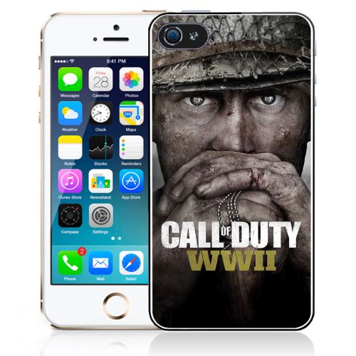 Coque pour iPhone 5C call of duty ww2 soldats