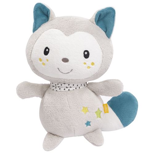 Fehn Aiko & Yuki peluche chaton XL 27 cm gris