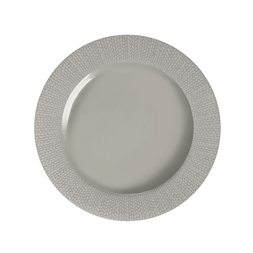 MÉDARD DE NOBLAT - GRAIN DE MALICE GRIS - Coffret 6 assiettes plates