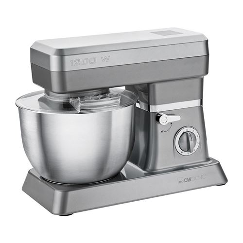 Clatronic Keukenmachine 1200 W titanium en zilver KM 3630