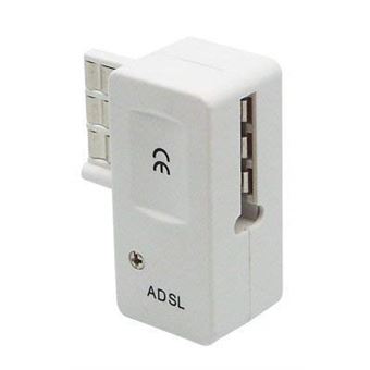 Filtre ADSL pour accès téléphone et internet dans coffret multimédi