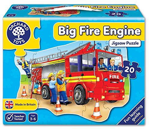 Orchard Toys Big Fire Engine Shaped Floor Puzzle