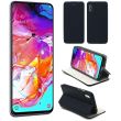Housse Samsung Galaxy A70 bleue - Etui Coque Samsung Galaxy A70 Protection antichoc à rabat Smartphone 2019 - Accessoires Pochette Case XEPTIO