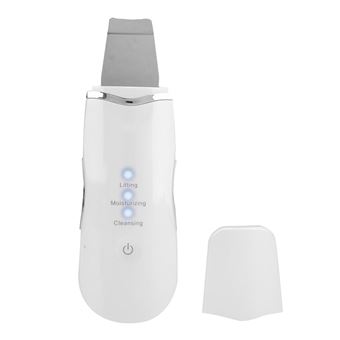 Épurateur Ultrasonique de Peau de Visage Pores Nettoyant Dispositif Facial de Beauté d'Épluchage -Blanc - 1