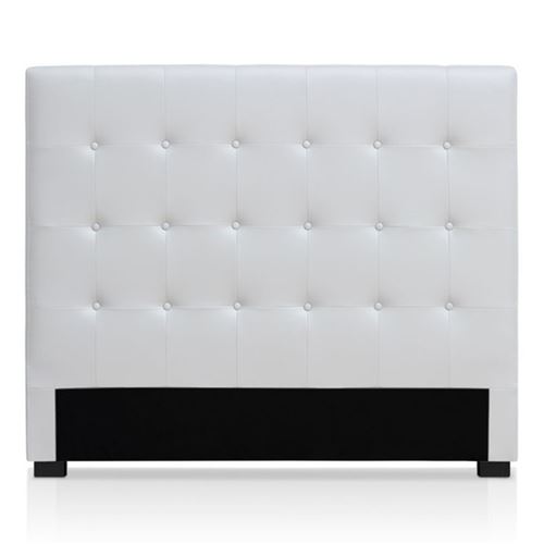 PARIS PRIX MENZZO T&ecirc;te de lit Luxor 140cm Blanc