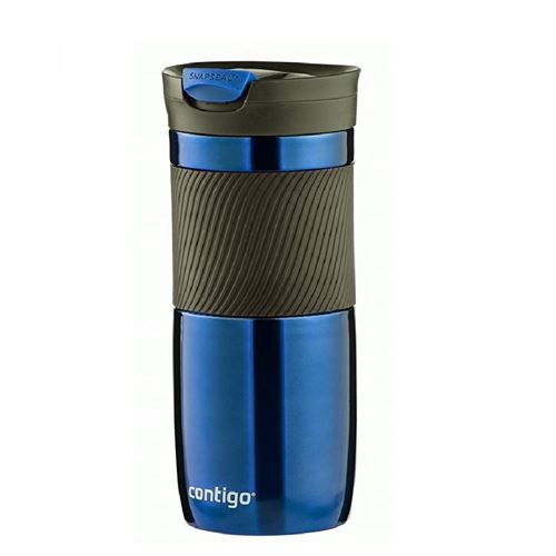Mug Byron isotherme bleu nuit