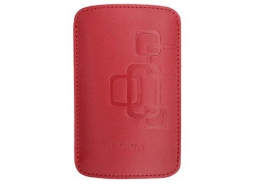 Microsoft Nokia Cp-342 - Étui pour Téléphone Portable - Cuir - Rouge - pour Nokia 12Xx, 16Xx, 3610, 5000, 53Xx, 5500, 63Xx, 6600, 7070, 7210, 73Xx, 75Xx, 7610, E66