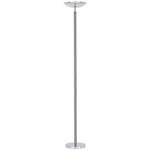 Unilux 400069146 lampadaire led métal 29 w integrated chrome