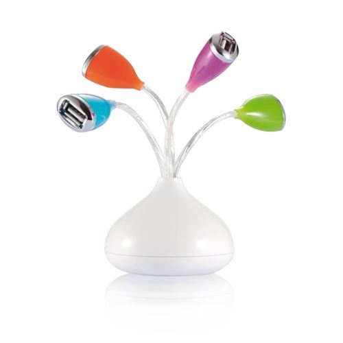 Hub USB en forme de bouquet de Fleurs ( 4 ports ) 4 ports