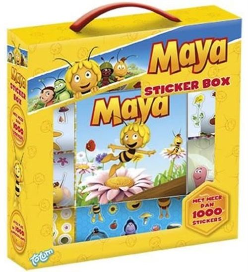 boîte à autocollants Maya de Bij 1000 autocollants