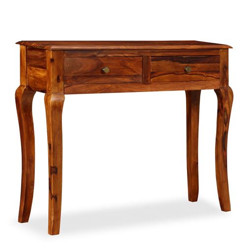 vidaXL Table console Bois massif de Sesham 90 x 32 x 76 cm