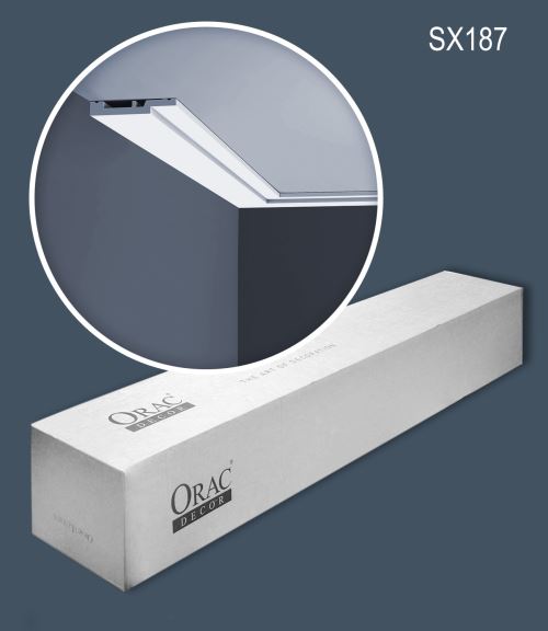 Plinthes Orac Decor SX187-box MODERN HIGH LINE 1 carton 34 pièces Cimaises