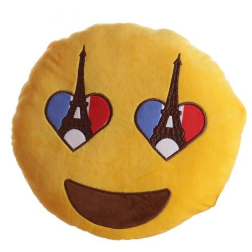 Coussin Emotive - Yeux en Tour Eiffel
