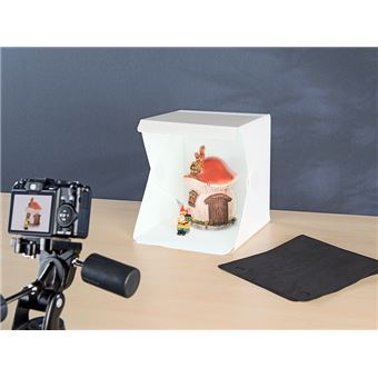 Studio photo professionnel 22 x 23 cm à éclairage LED 20 W - 1 bande LED -  Accessoire photo - Achat & prix