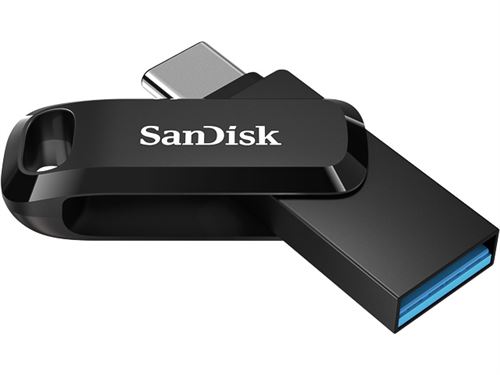 SanDisk Ultra 64 Go Clé USB à double connectique pour les appareils USB Type-C