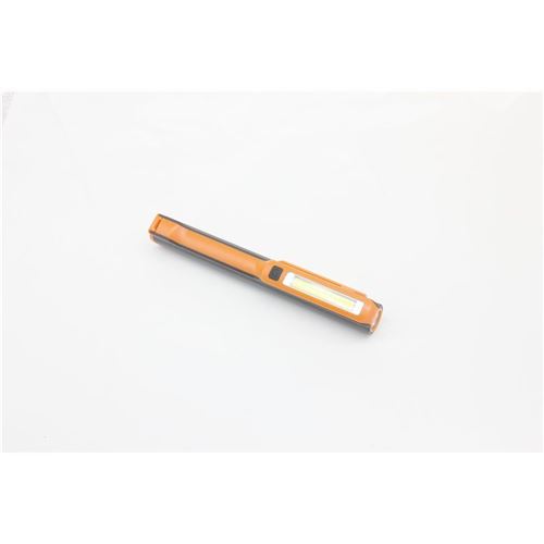 Lampe Torche de Poche à Double Eclairage LED & COB (Orange)