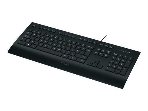 Logitech K280e Tastatur (Kabelgebunden, Business-Tastatur, QWERTZ, Deutsche Layout) Schwarz