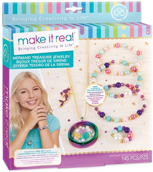 Make It Real Meerminnenschat fabrication de bijoux 145 pièces
