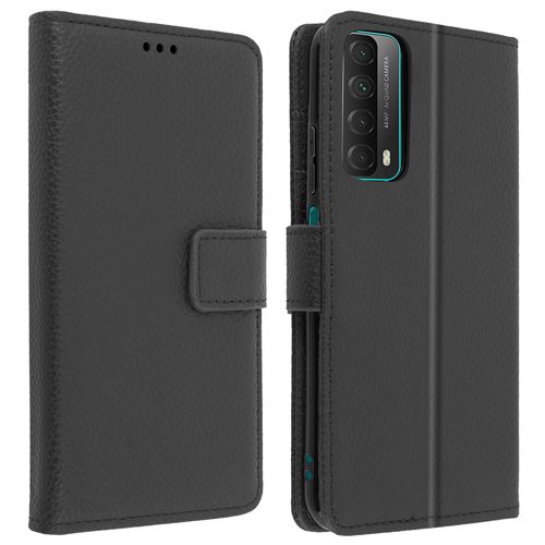 Housse pour Huawei P smart 2021 Porte-carte Fonction Support Vidéo Noir