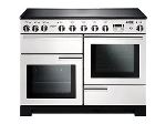 Falcon Professional Deluxe 110 - Cuisinière (four à deux étages) - pose libre - largeur : 110 cm - profondeur : 65 cm - hauteur : 90.5 cm - avec système auto-nettoyant - blanc