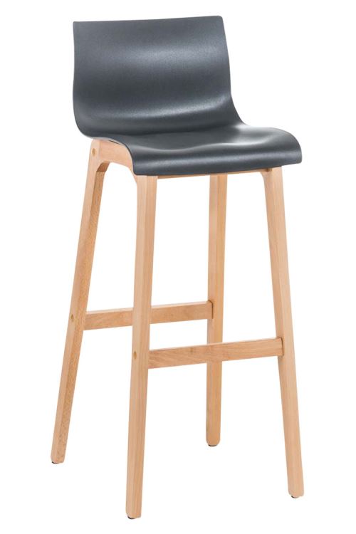 CLP - Tabouret de bar Hoover nature gris