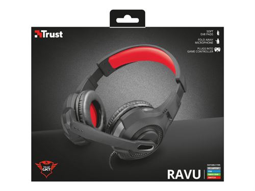 Trust GXT 307 Ravu - Koptelefoon - over oor - met bekabeling - 3,5 mm-stekker