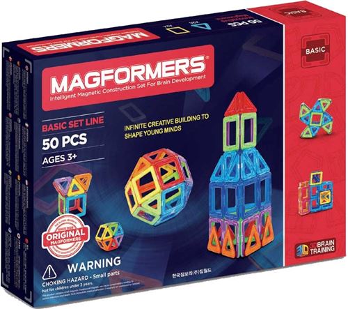 Magformers Ensemble de 50 pièces