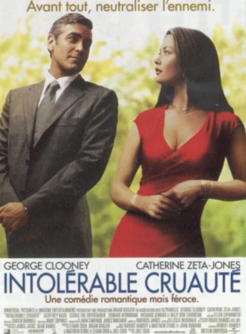 Intolérable Cruauté AFFICHE CINEMA ORIGINALE