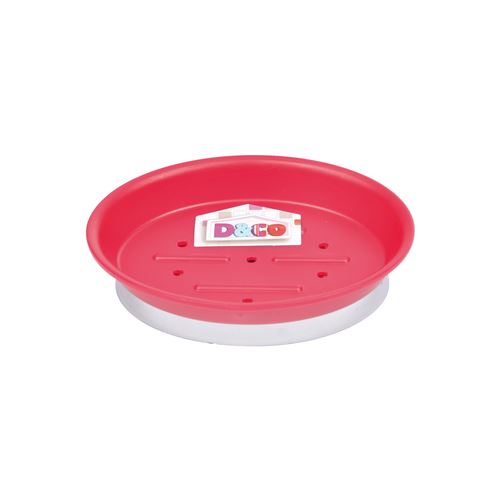 porte savon fushia chromé - licence d&co