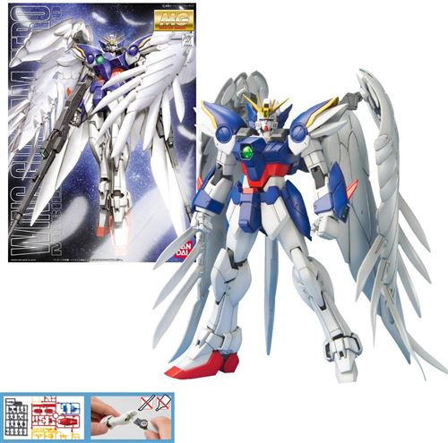 GUNDAM - Model Kit - MG 1/100 - Wing Gundam Zero Custom - 18 CM