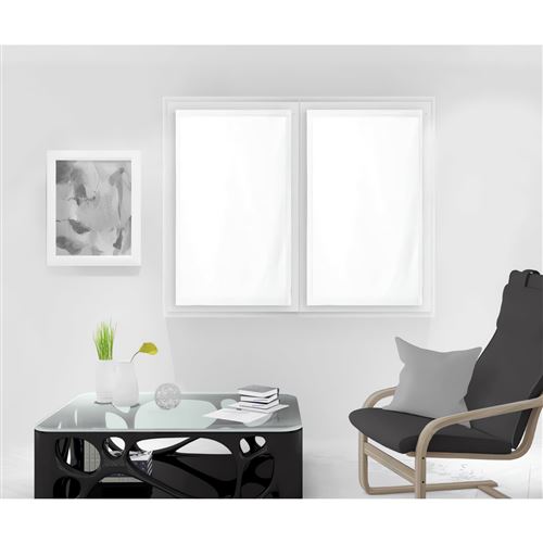 Paire de brise bise 60x120 cm DOLLY blanc