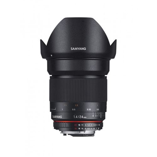 Samyang Optics Objectif 24Mm F/1.4 Ed As Umc Compatible avec Canon