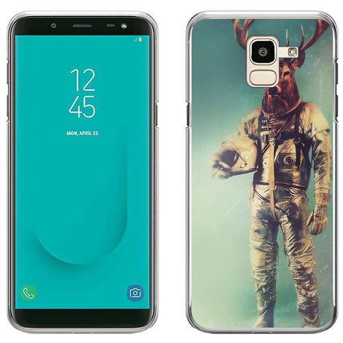 Coque pour Samsung Galaxy J6 -  Animal Astronaute Cerf