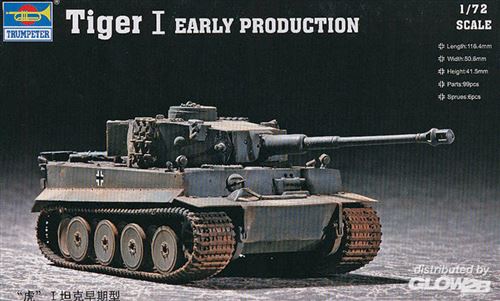 Tiger 1 Tank (early) - 1:72e - Trumpeter