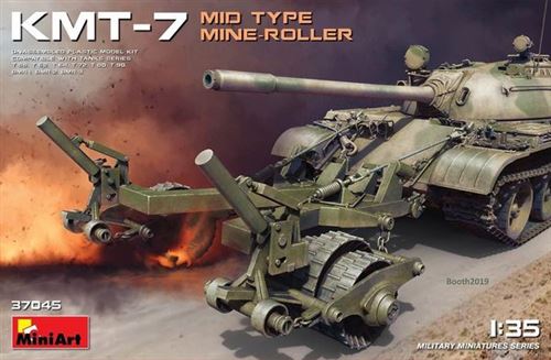 Kmt-7 Mid Type Mine-roller - 1:35e - Miniart