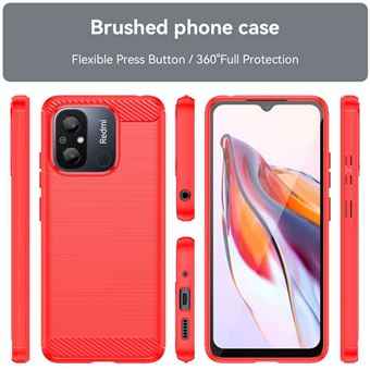 Case Coque silicone pour Xiaomi Redmi Note 12- Rouge à prix pas