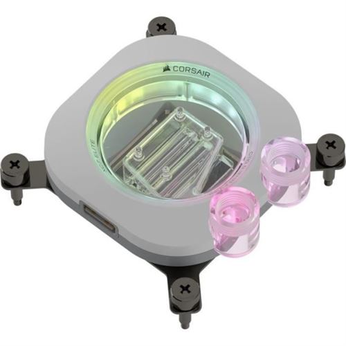 Corsair - iCUE LINK XC7 RGB ELITE - Watercooling CPU - Socket Intel 1700 - AMD AM4/AM5 - Blanc - Image 3