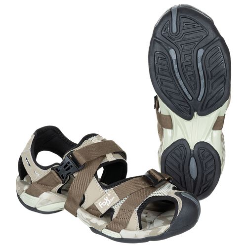 Sandales trekking randonnée homme desert avec fermeture à clip fox outdoor pointure 45