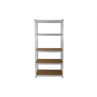 Étagère D'angle Garage Entrepôt Rayonnage Charge Lourde 5 Tablettes MDF 750 Kg 84228421