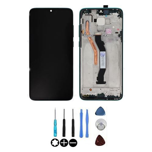 Ecran Complet Vert Pour Redmi Note 8 Pro (avec châssis)