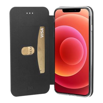 T'nB Premium Folio - Étui à rabat pour téléphone portable - polyuréthane - noir - pour Apple iPhone 13 - 1